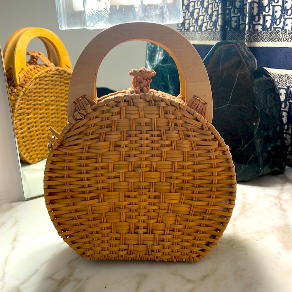 Zara straw summer bag